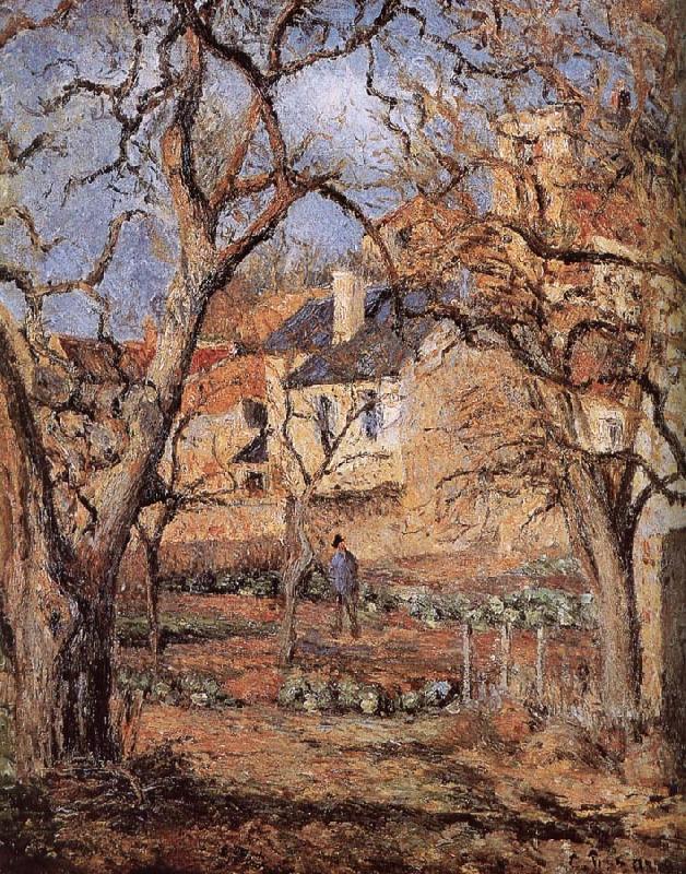 Camille Pissarro Garden oil painting picture